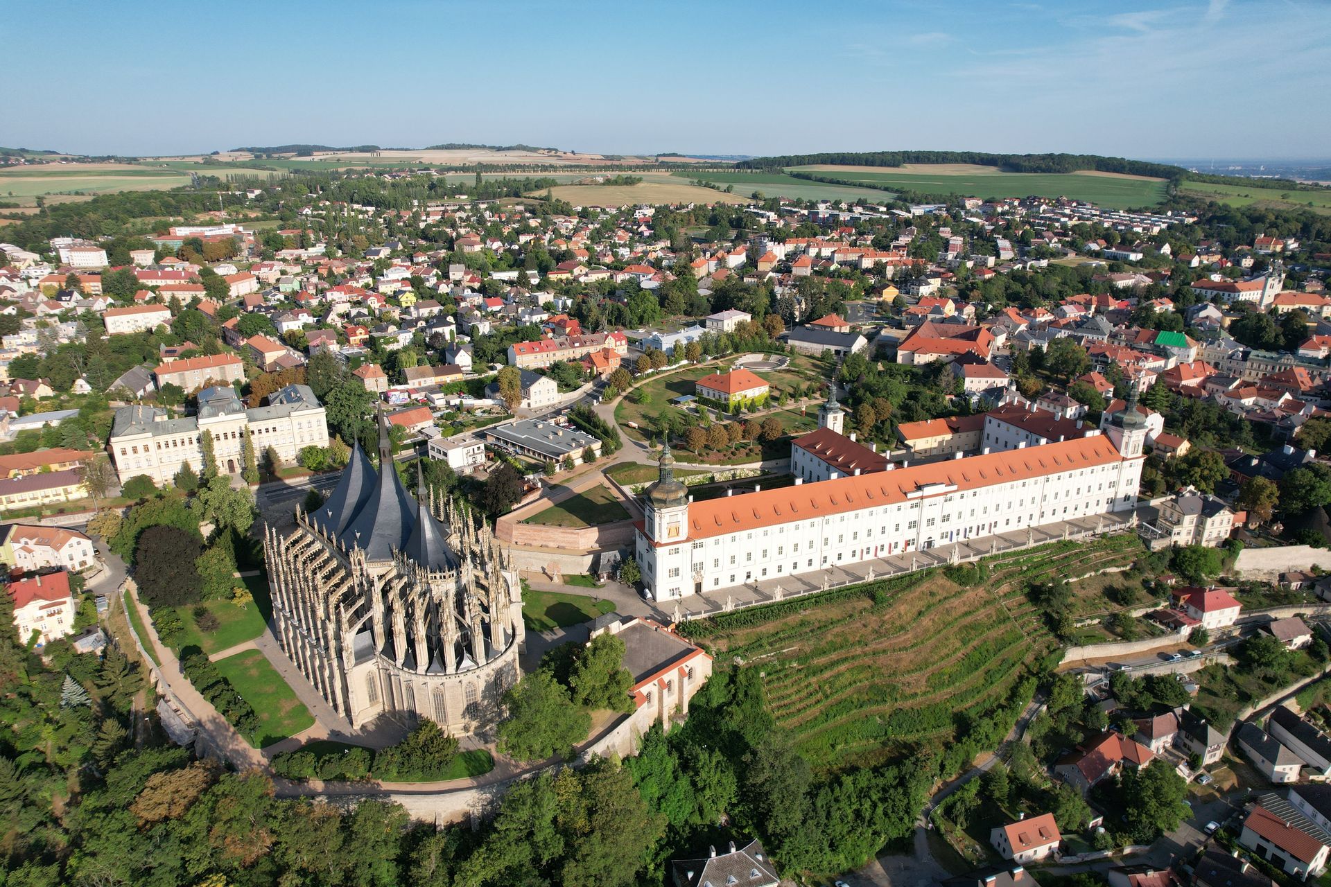 Der Dom der heiligen Barbara mit seinen charakteristischen Zeltdächern, Kutná Hora