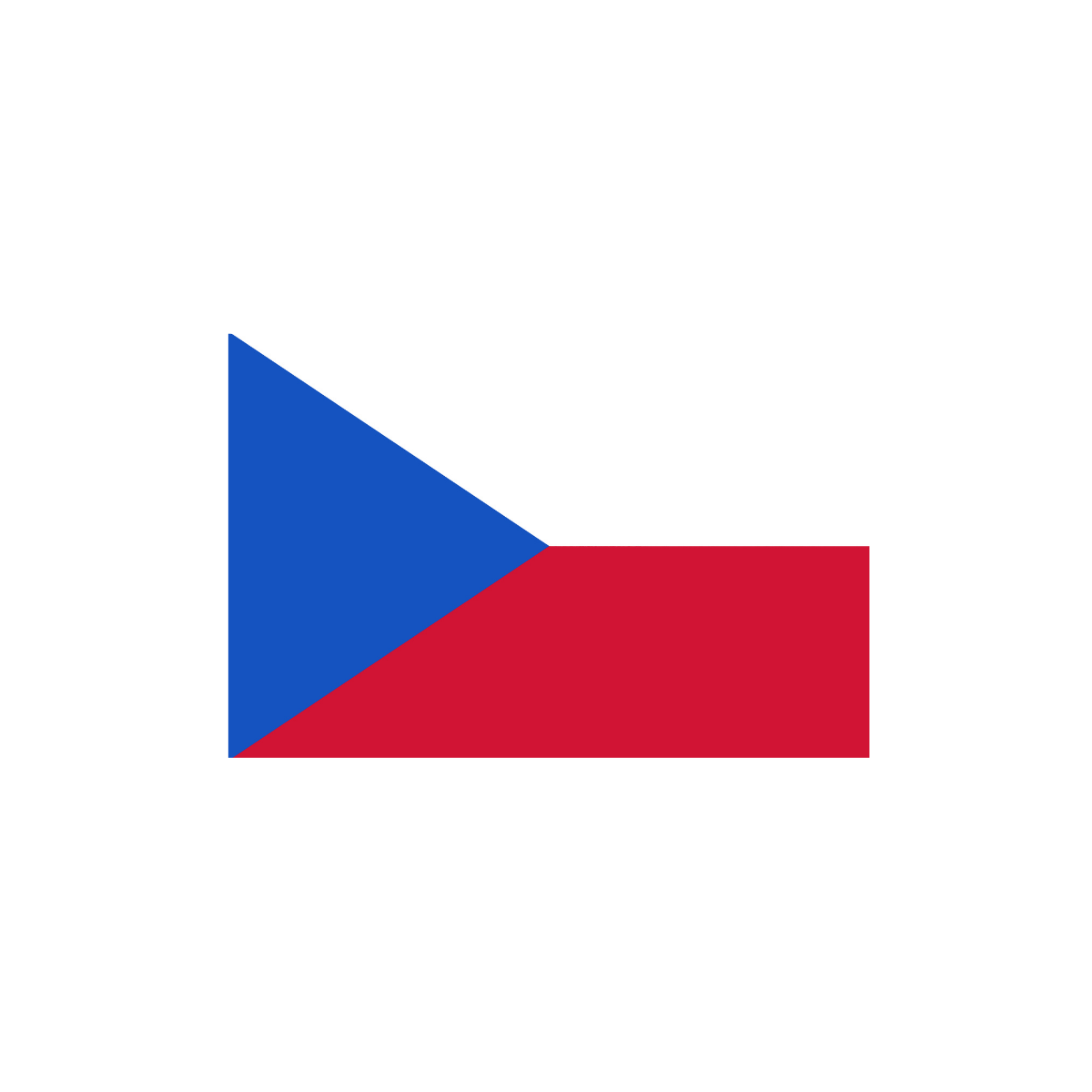 Die tschechische Flagge