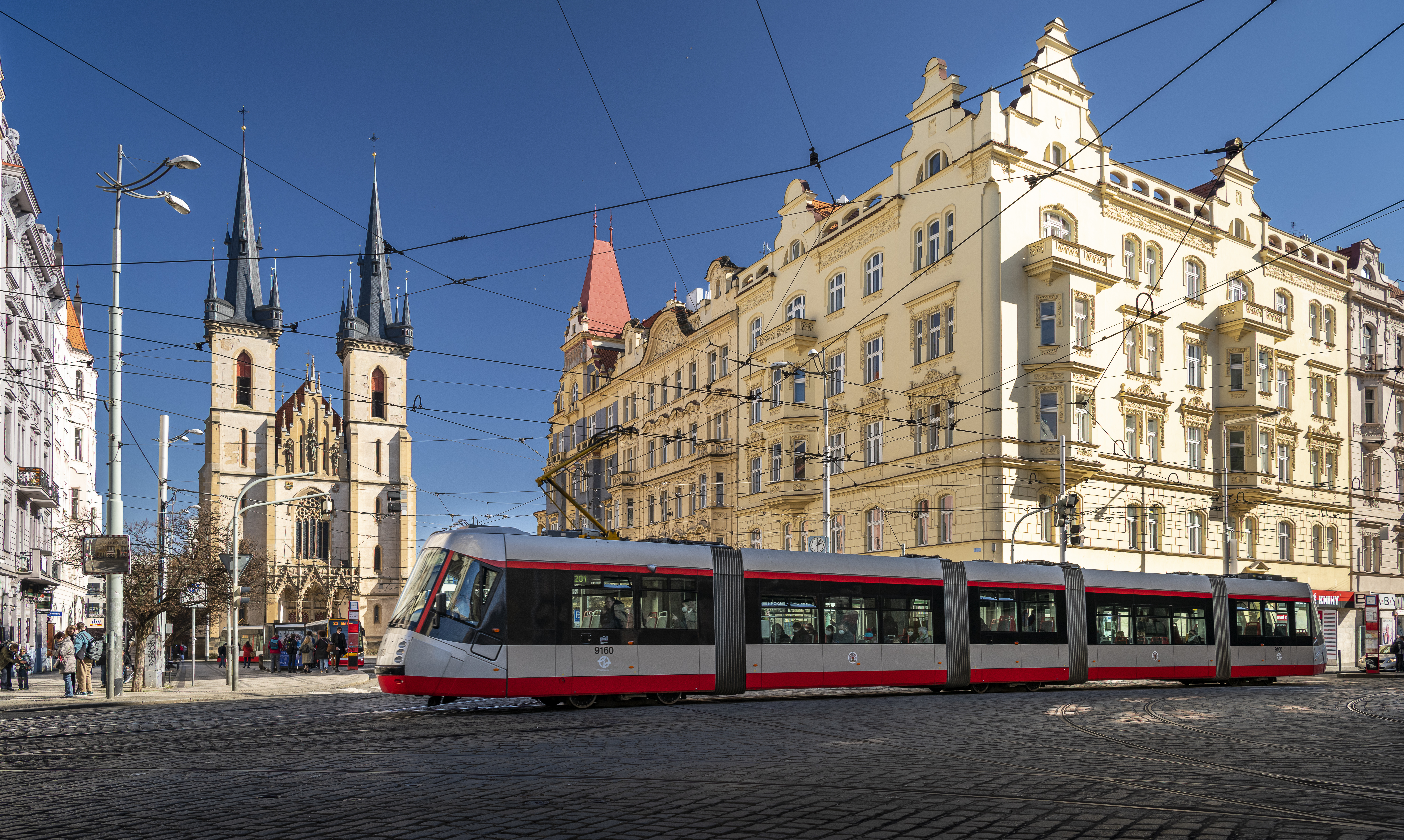 Tatra-T3-Tram in Prag